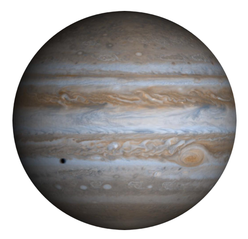 The largest planet in the solar system: Jupiter The largest planet in the solar system: Jupiter